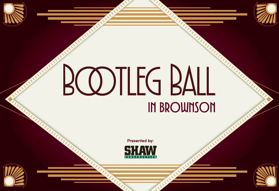 Bootleg Ball in Brownson, Presented by Shaw Construction