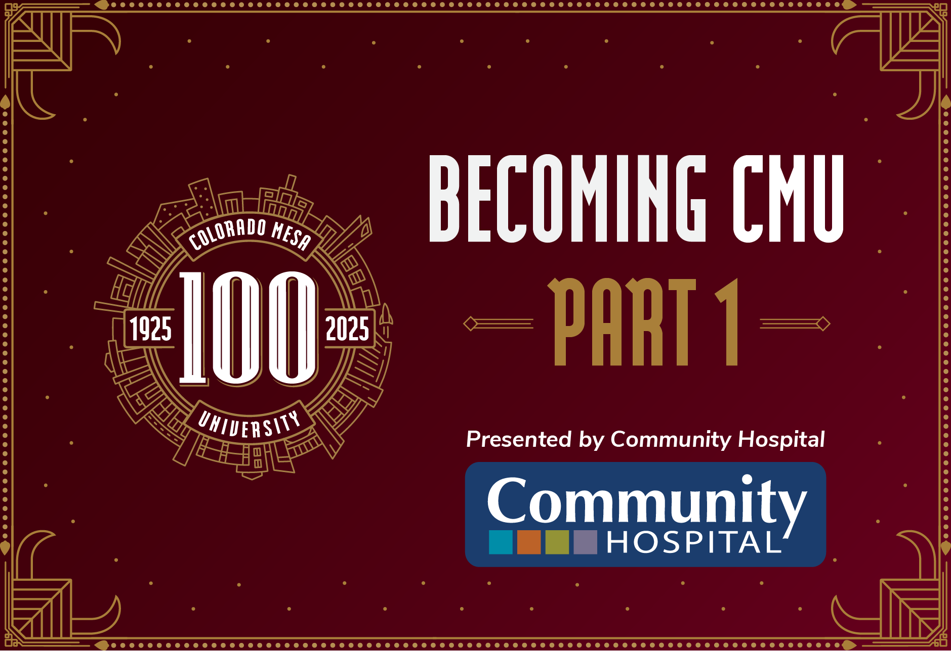 Becoming CMU Part 1
