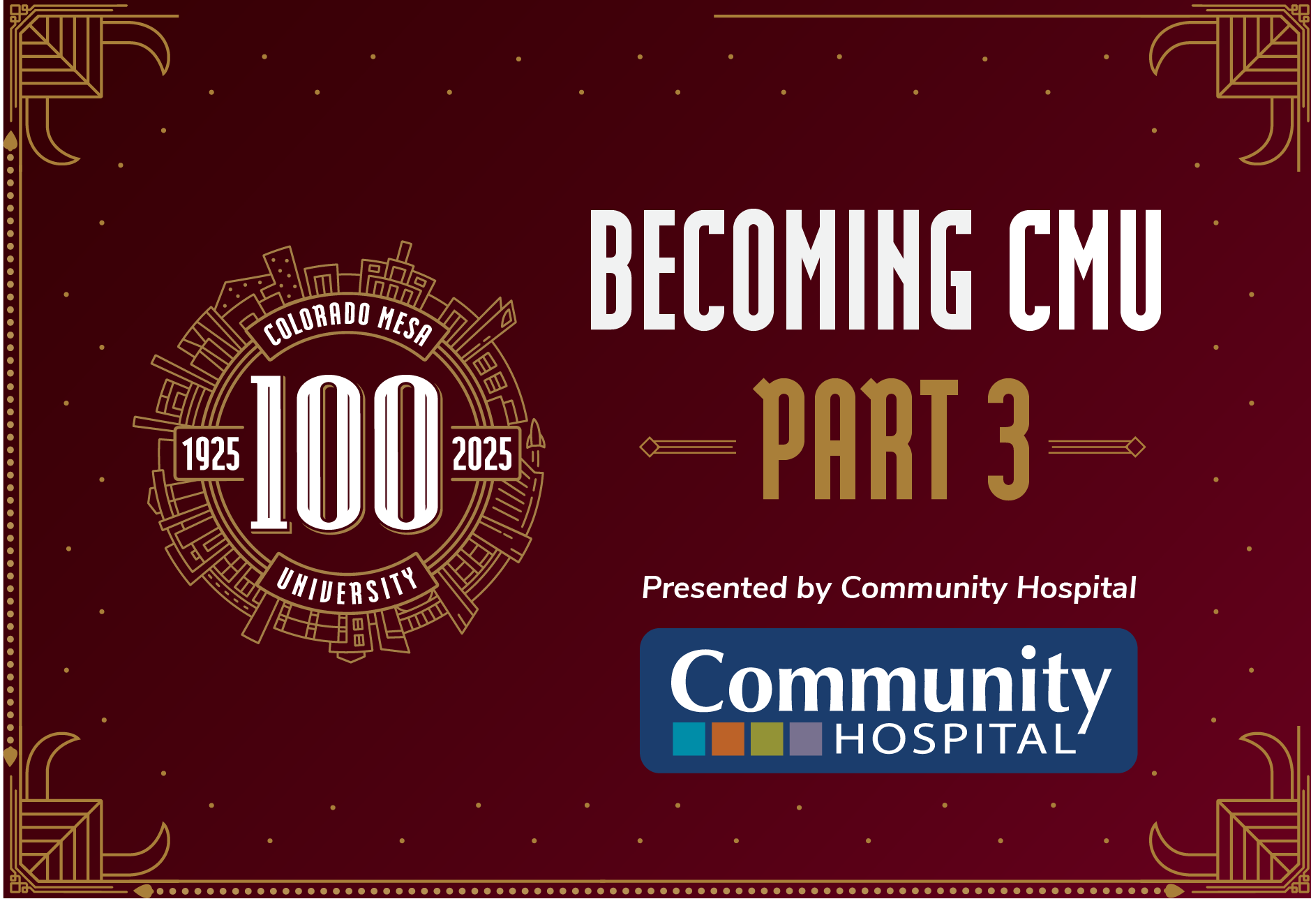 Becoming CMU Part 3