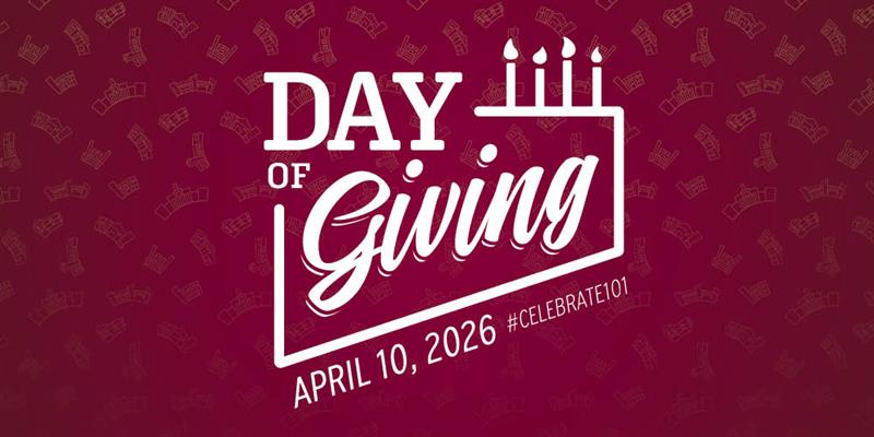 April 10: Day of Giving